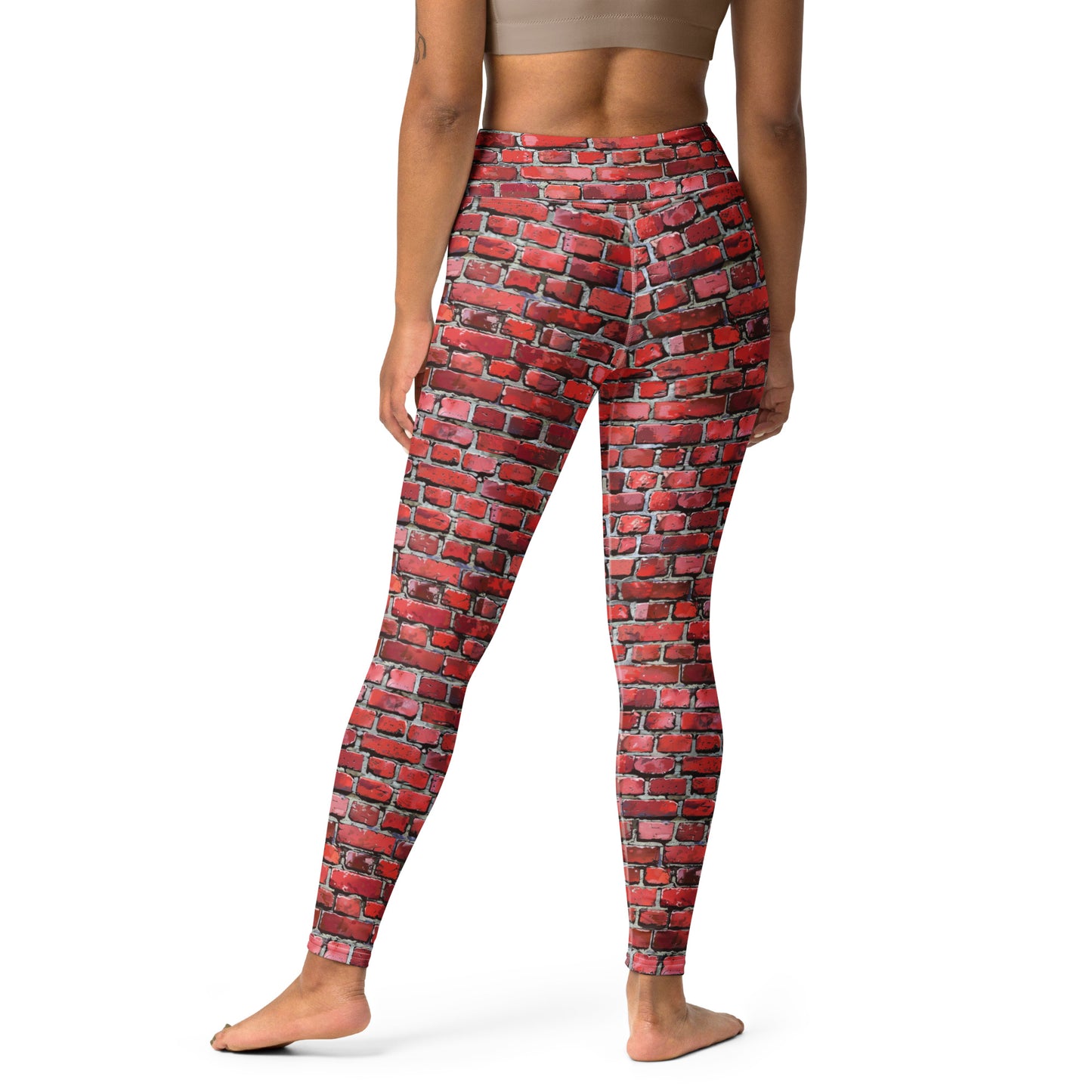 Black Artificial Intelligence Leggins A.I. Artwork