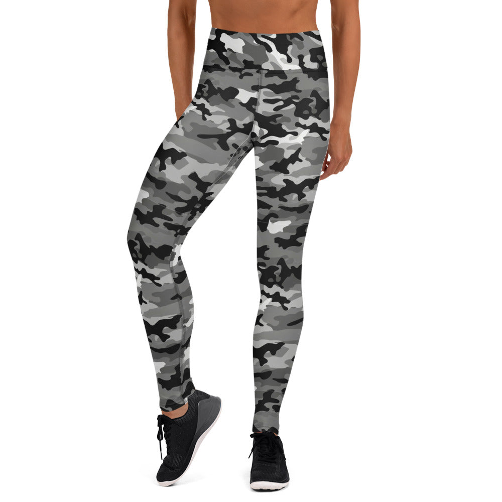 Black Artificial Intelligence Leggins A.I. Artwork