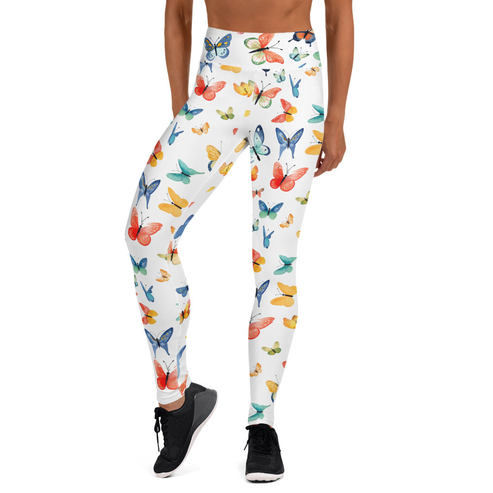Black Artificial Intelligence Leggins A.I. Artwork