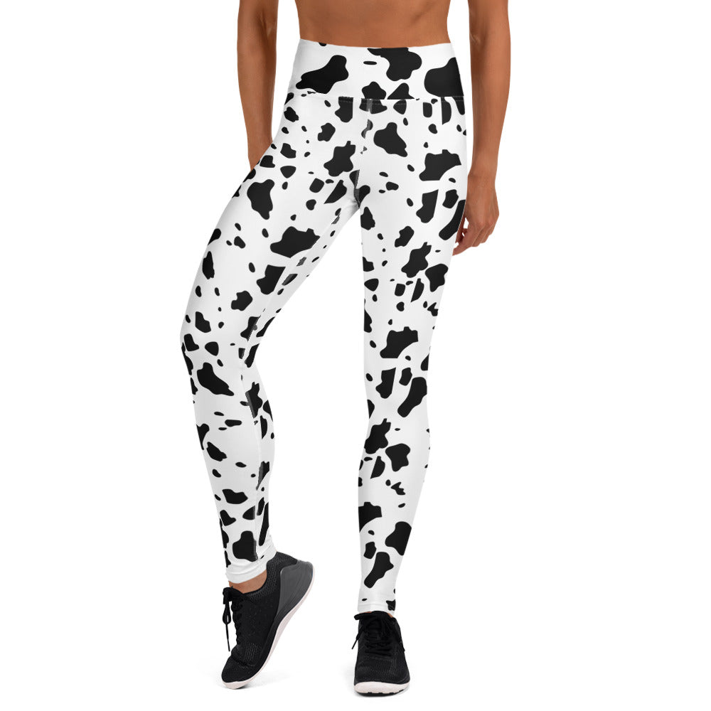 Black Artificial Intelligence Leggins A.I. Artwork