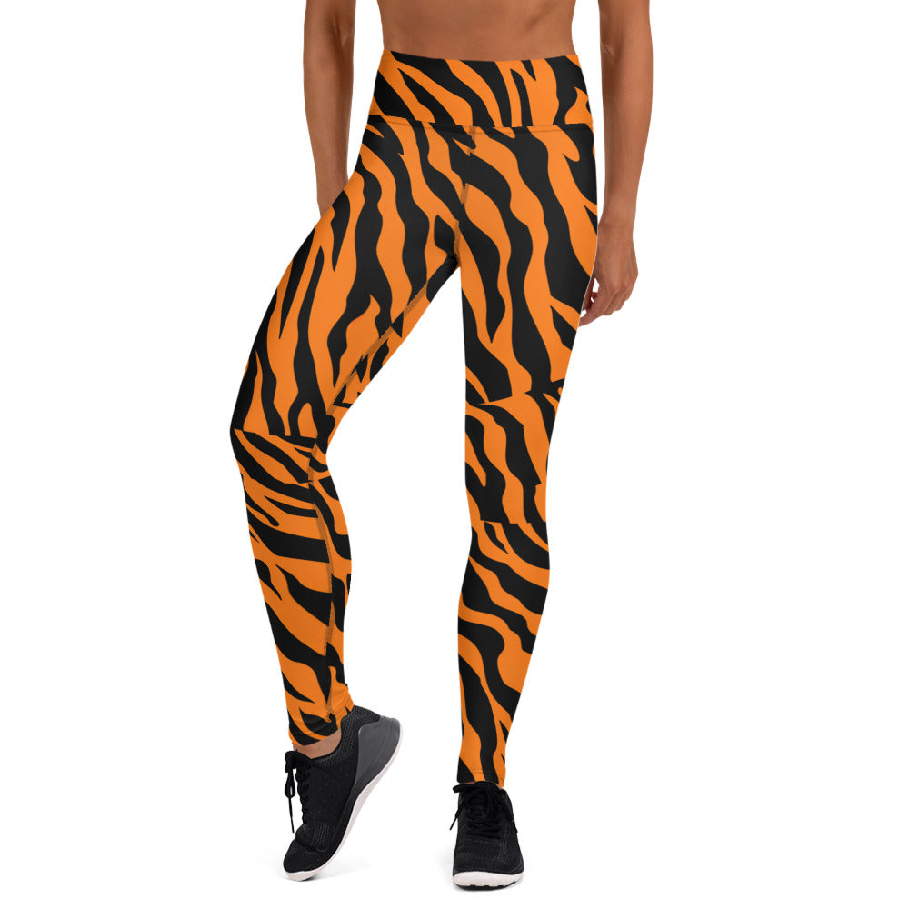 Black Artificial Intelligence Leggins A.I. Artwork