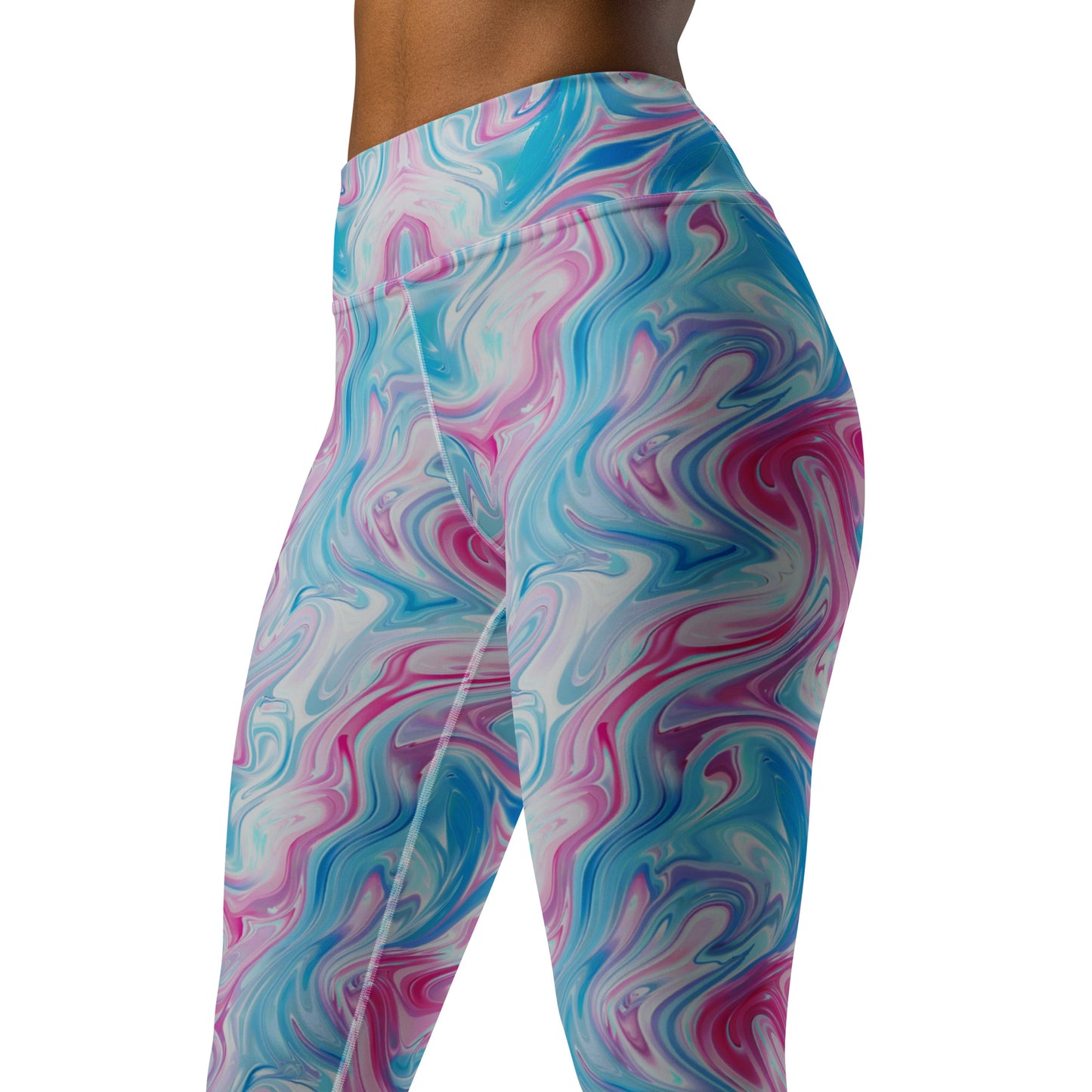 Pink & Blue Swirl
