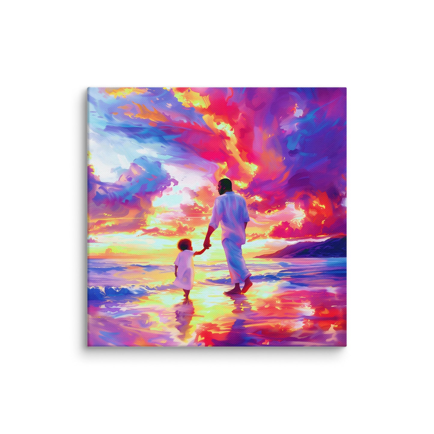 Black Artificial Intelligence Canvas Artwork
