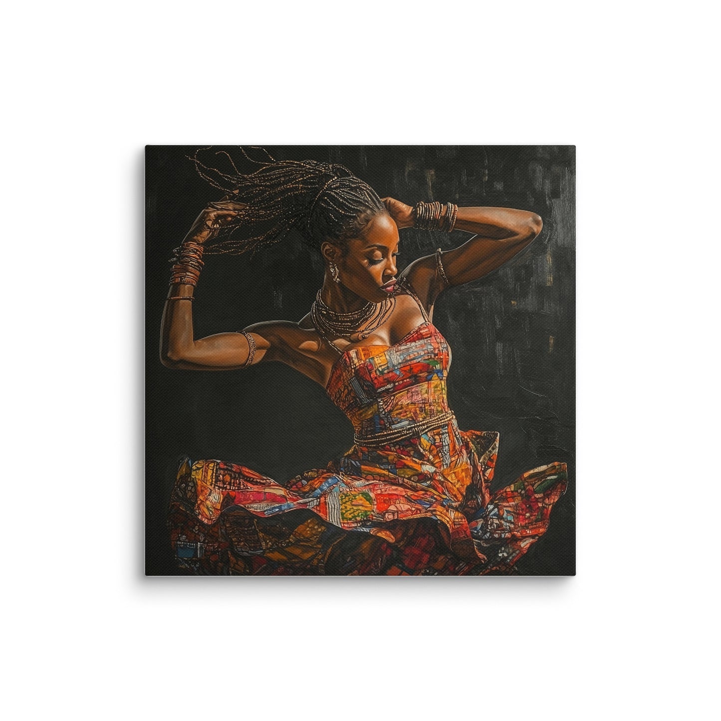 Black Artificial Intelligence Canvas Artwork Posters Prints Visual Artwork