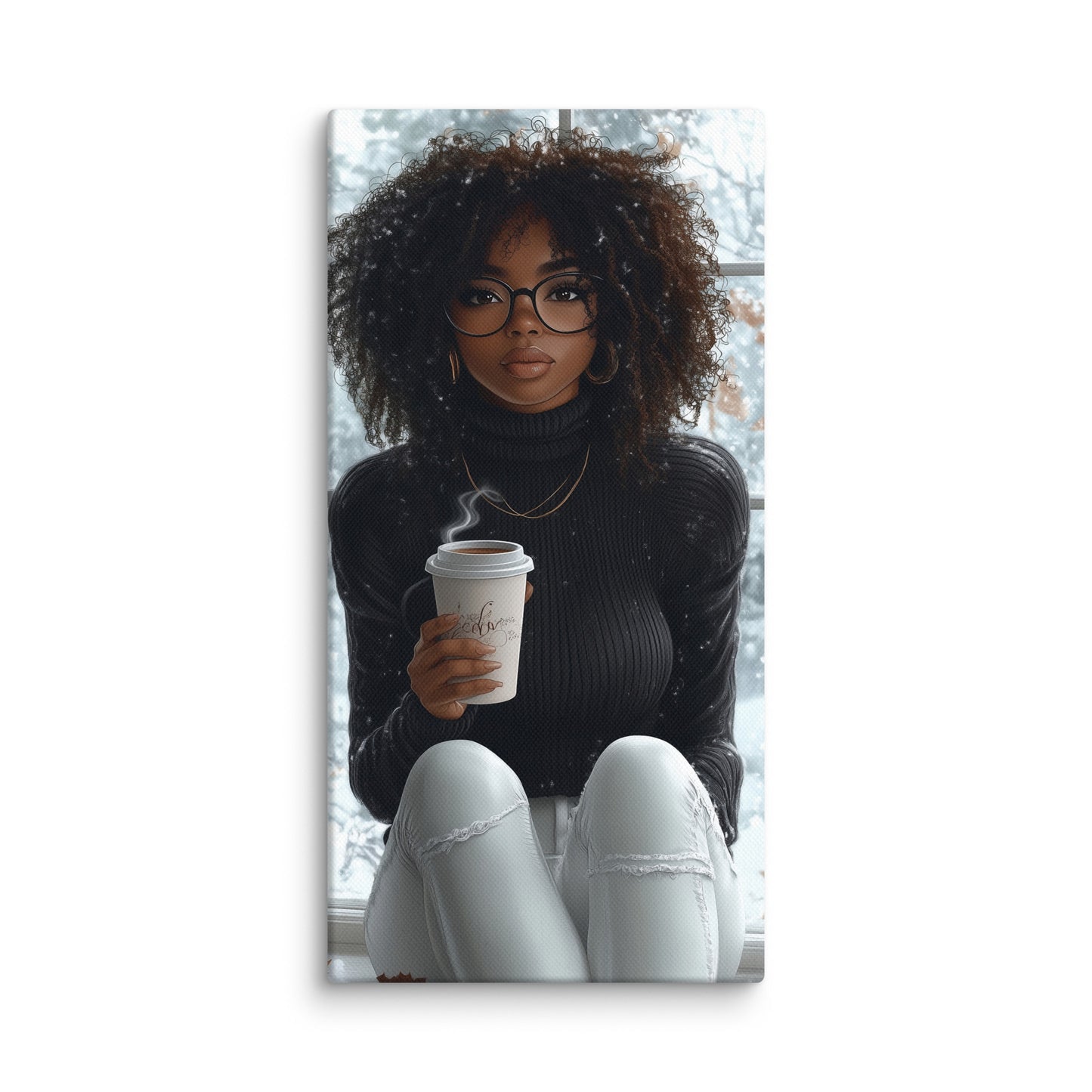 Black Artificial Intelligence Canvas Artwork Posters Prints Visual Artwork