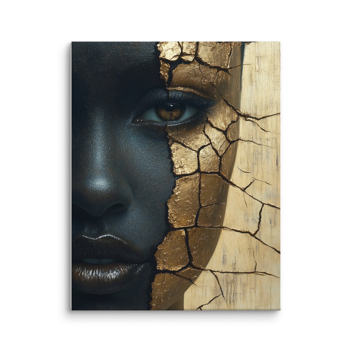 Black Artificial Intelligence Canvas Artwork
