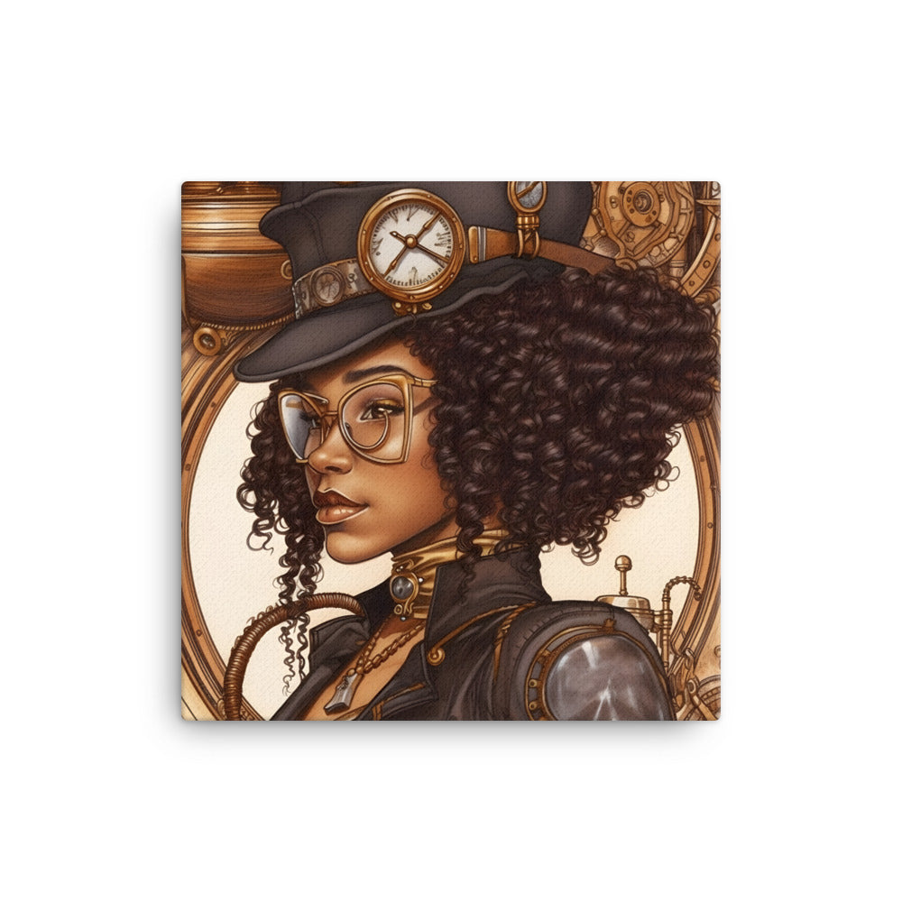 Black Artificial Intelligence Canvas Artwork