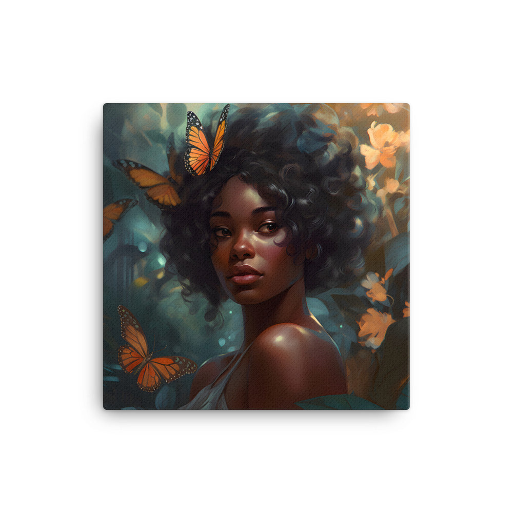 Black Artificial Intelligence Canvas Artwork