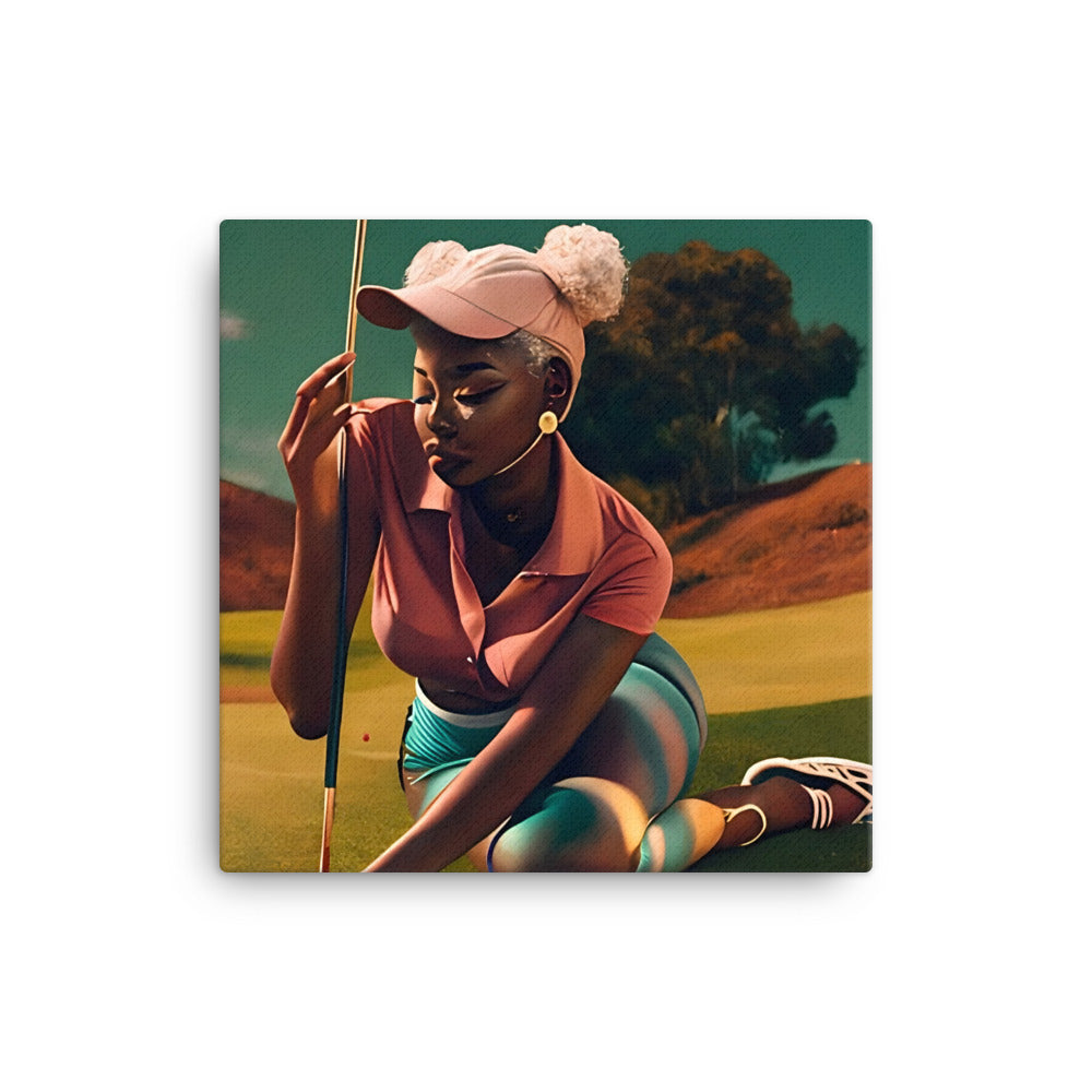 Black Artificial Intelligence Canvas Artwork