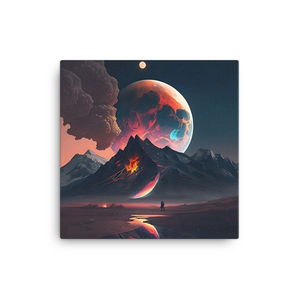 Black Artificial Intelligence Canvas Artwork