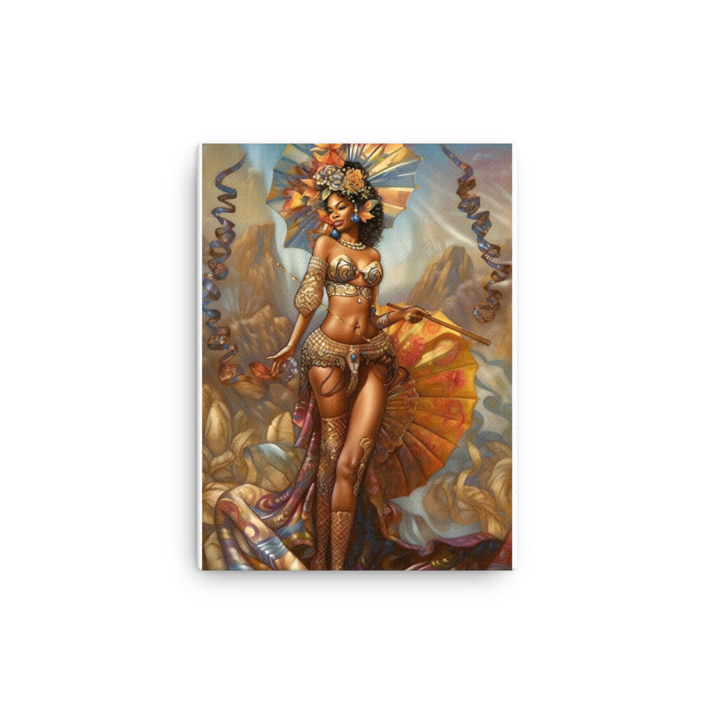 Black Artificial Intelligence Canvas Artwork