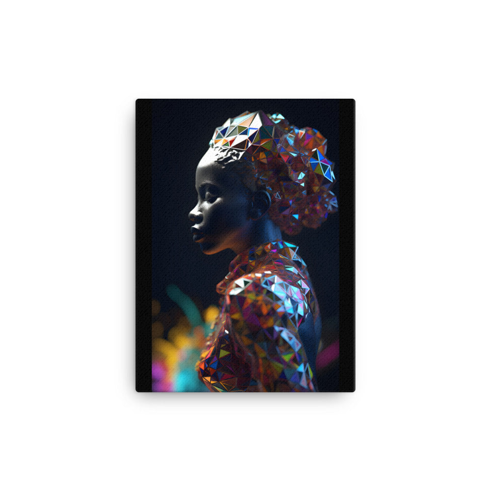 Black Artificial Intelligence Canvas Artwork