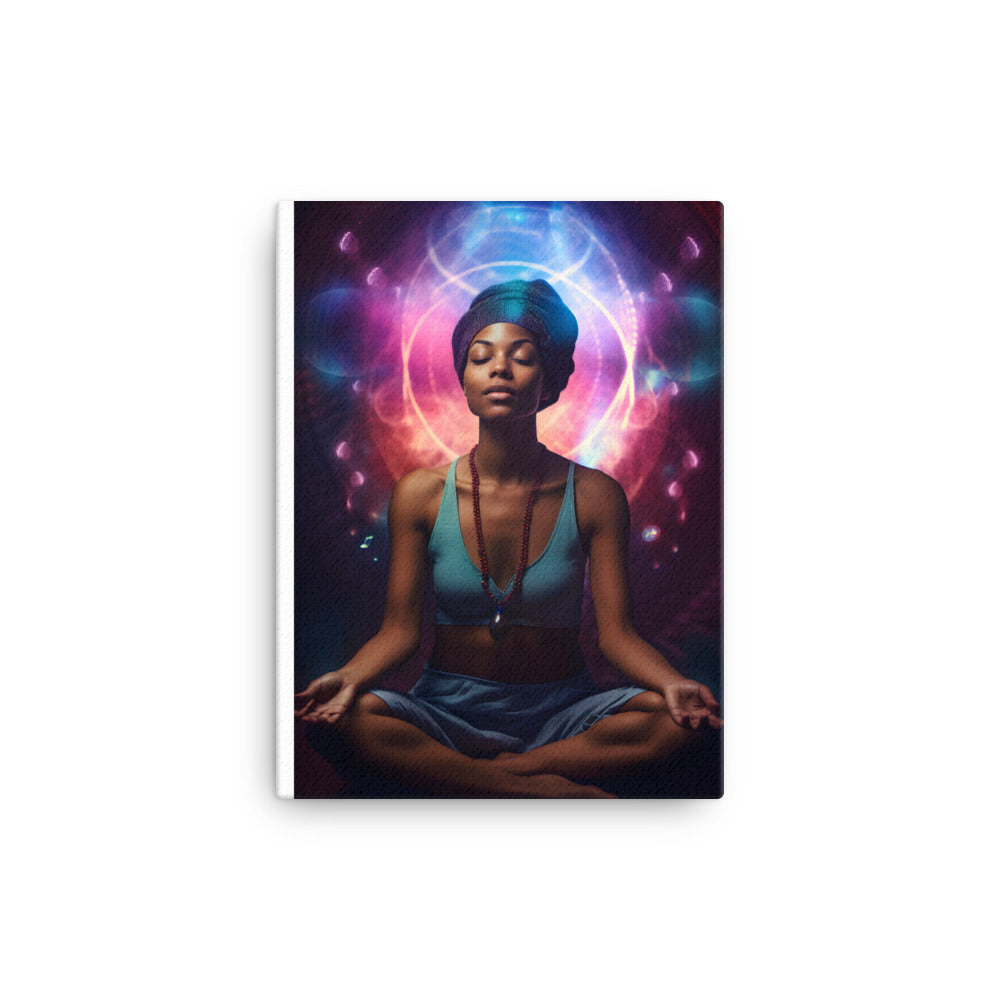 Black Artificial Intelligence Canvas Artwork