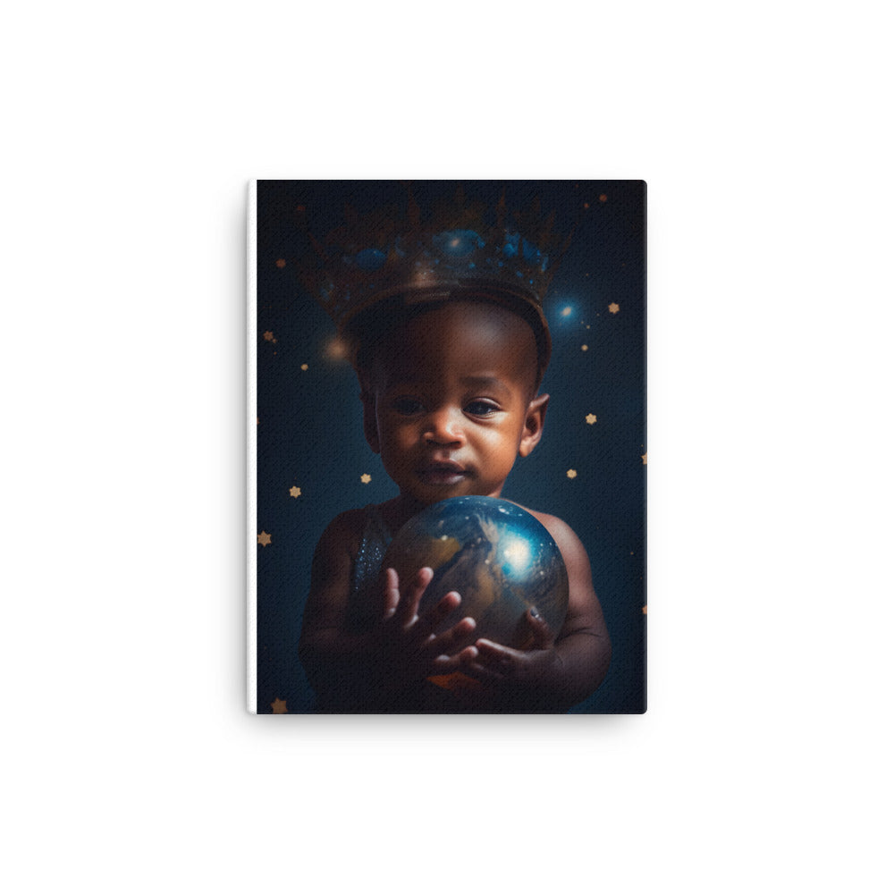 Black Artificial Intelligence Canvas Artwork