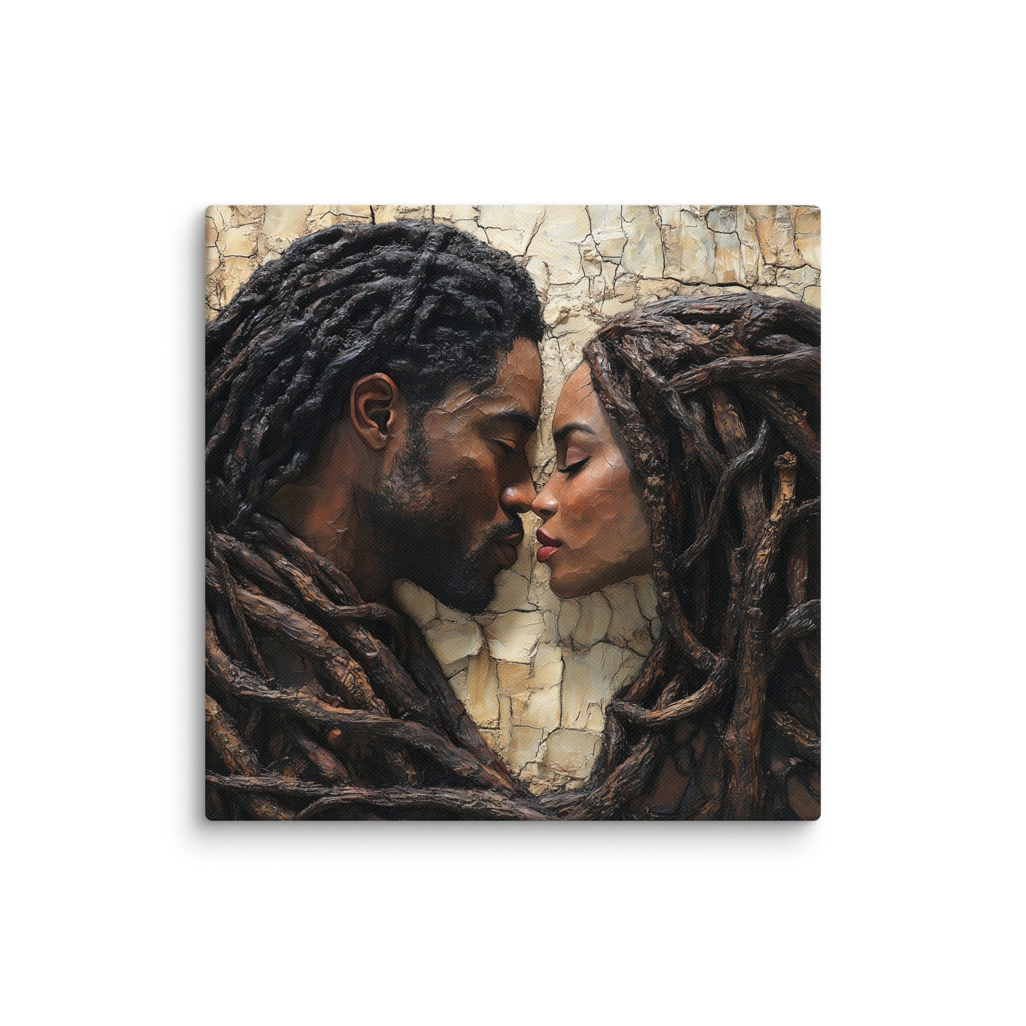 Black Artificial Intelligence Canvas Artwork