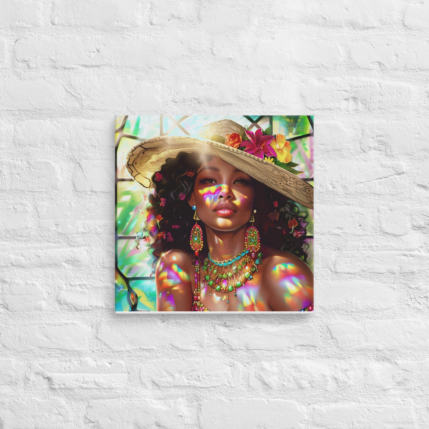 Black Artificial Intelligence Canvas Artwork