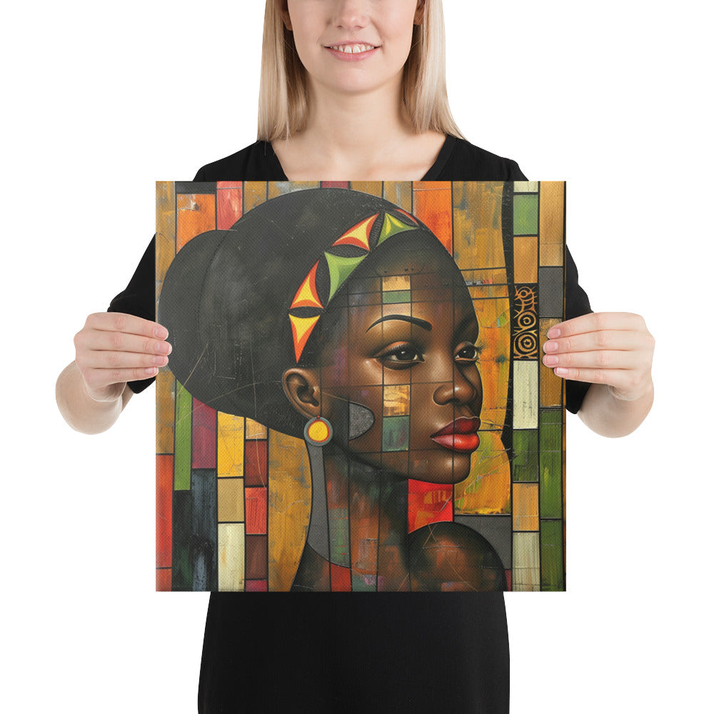 Black Artificial Intelligence Canvas Artwork