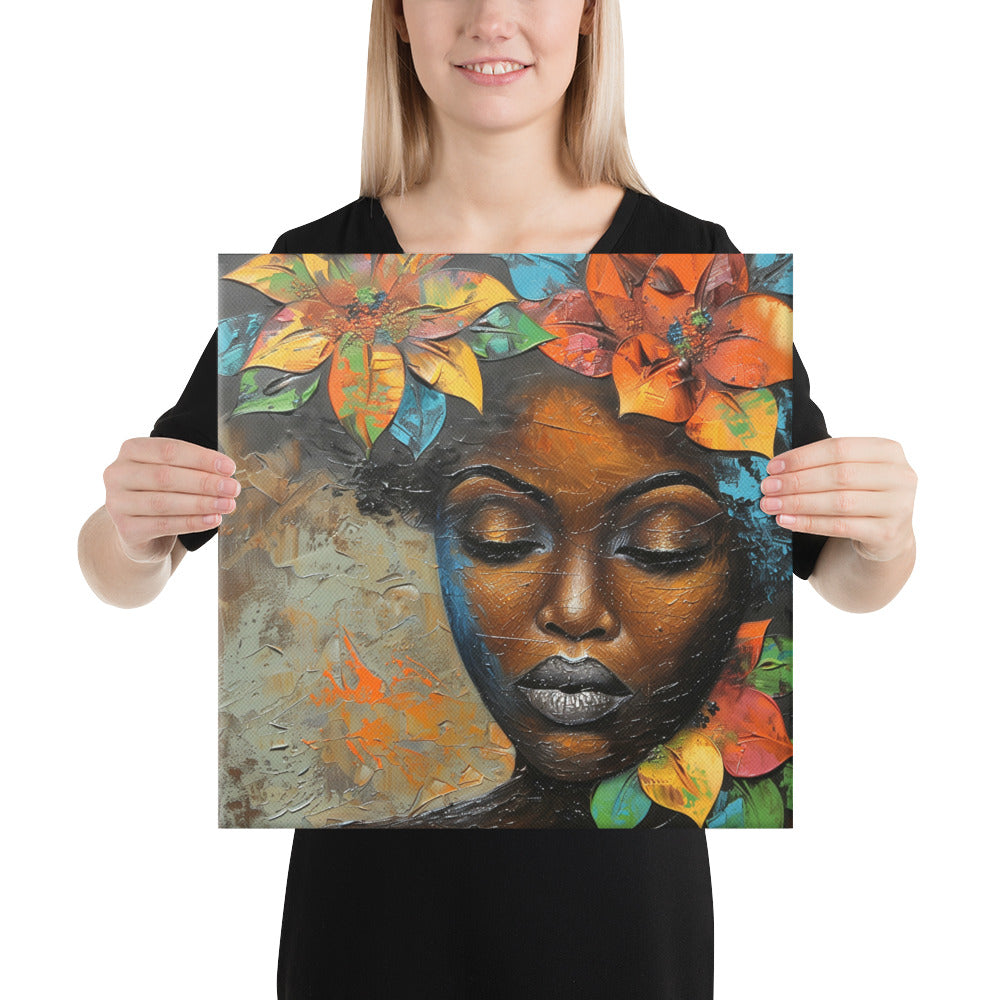 Black Artificial Intelligence Canvas Artwork