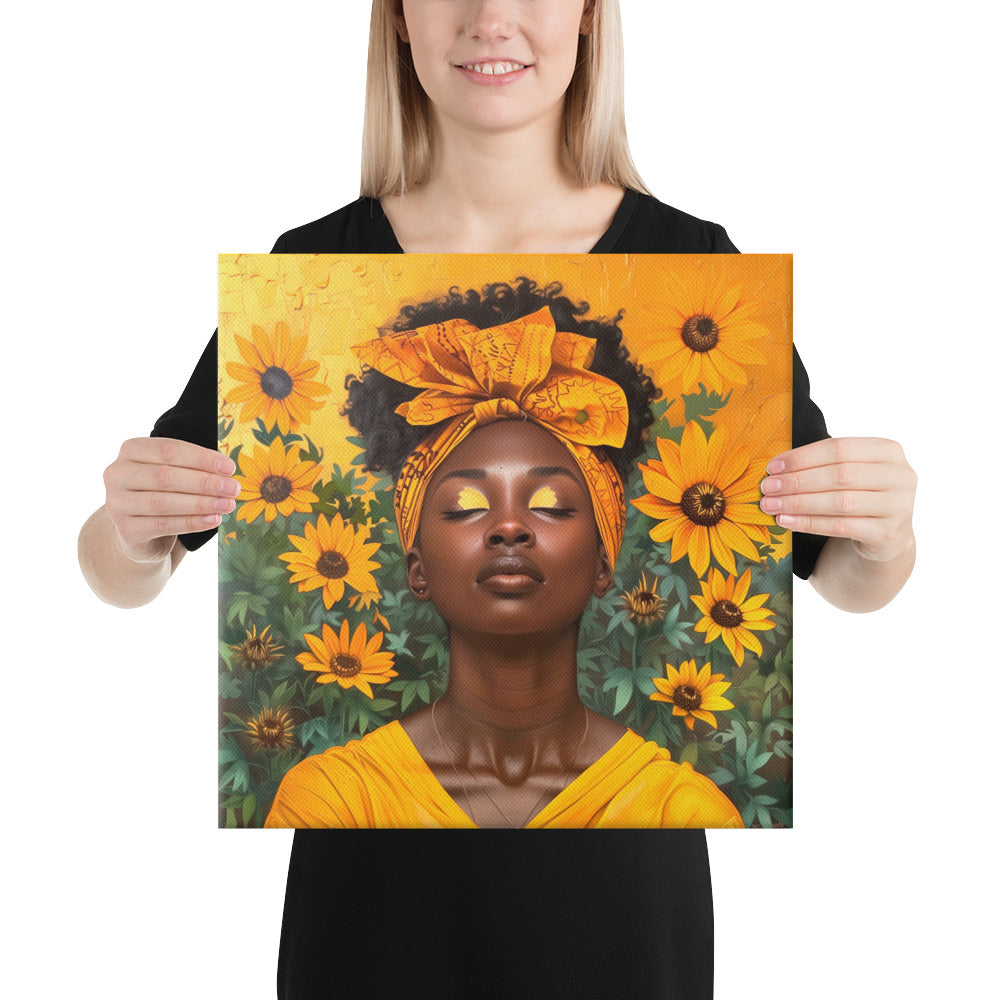 Black Artificial Intelligence Canvas Artwork