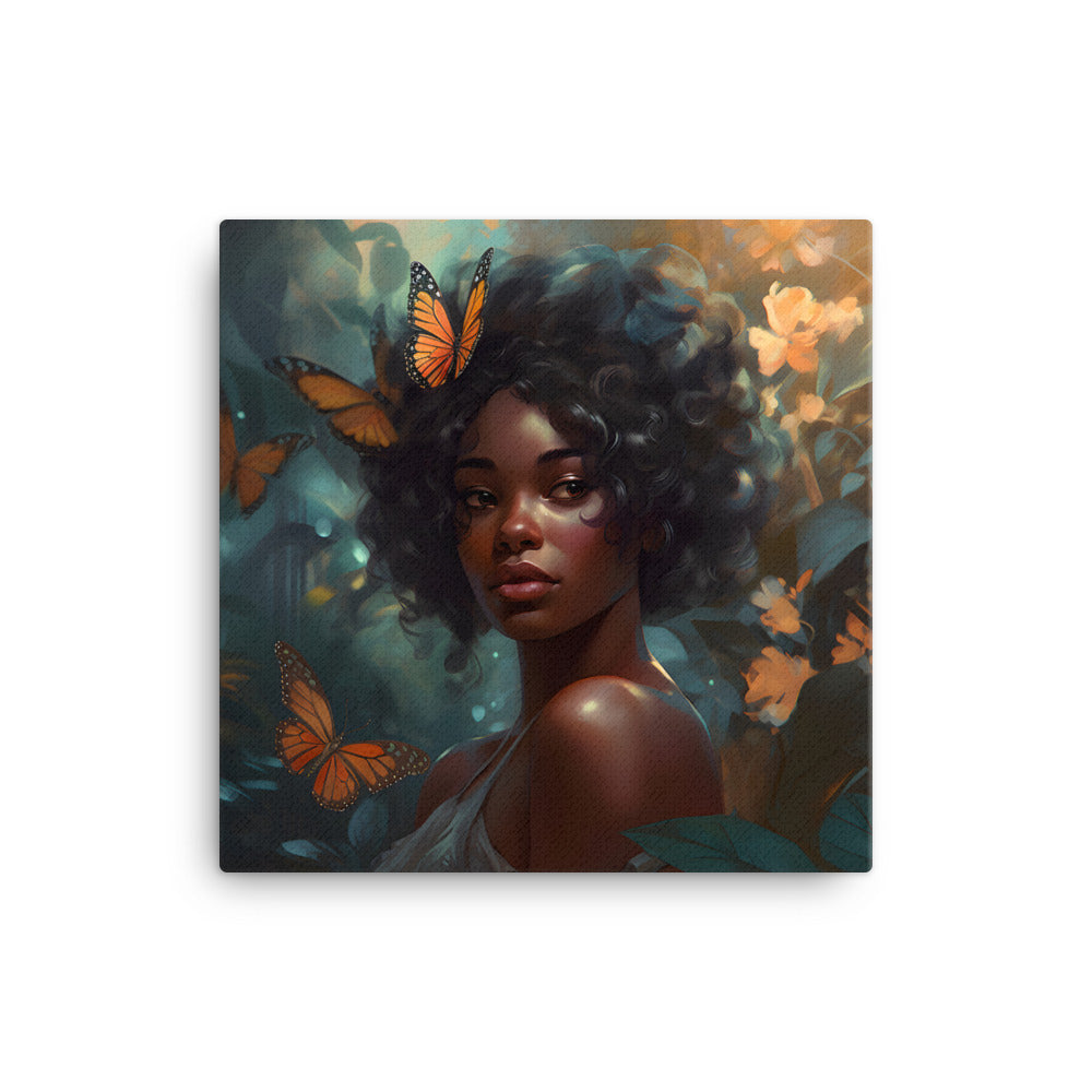 Black Artificial Intelligence Canvas Artwork