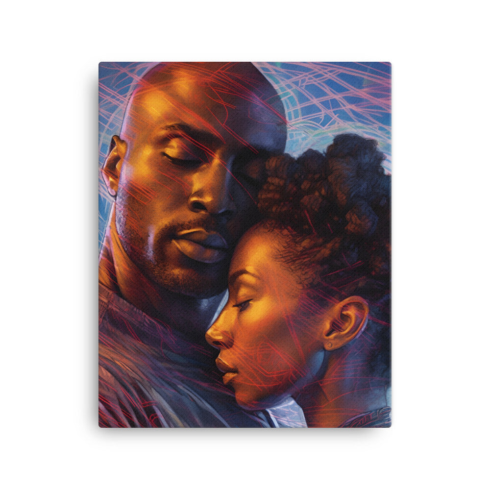Black Artificial Intelligence Canvas Artwork