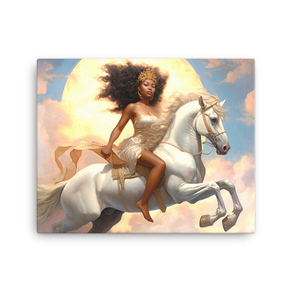 Black Artificial Intelligence Canvas Artwork