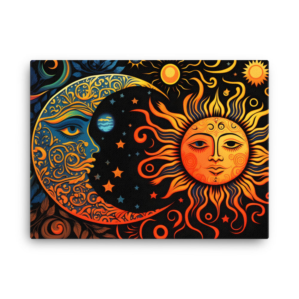 Black Artificial Intelligence Canvas Artwork