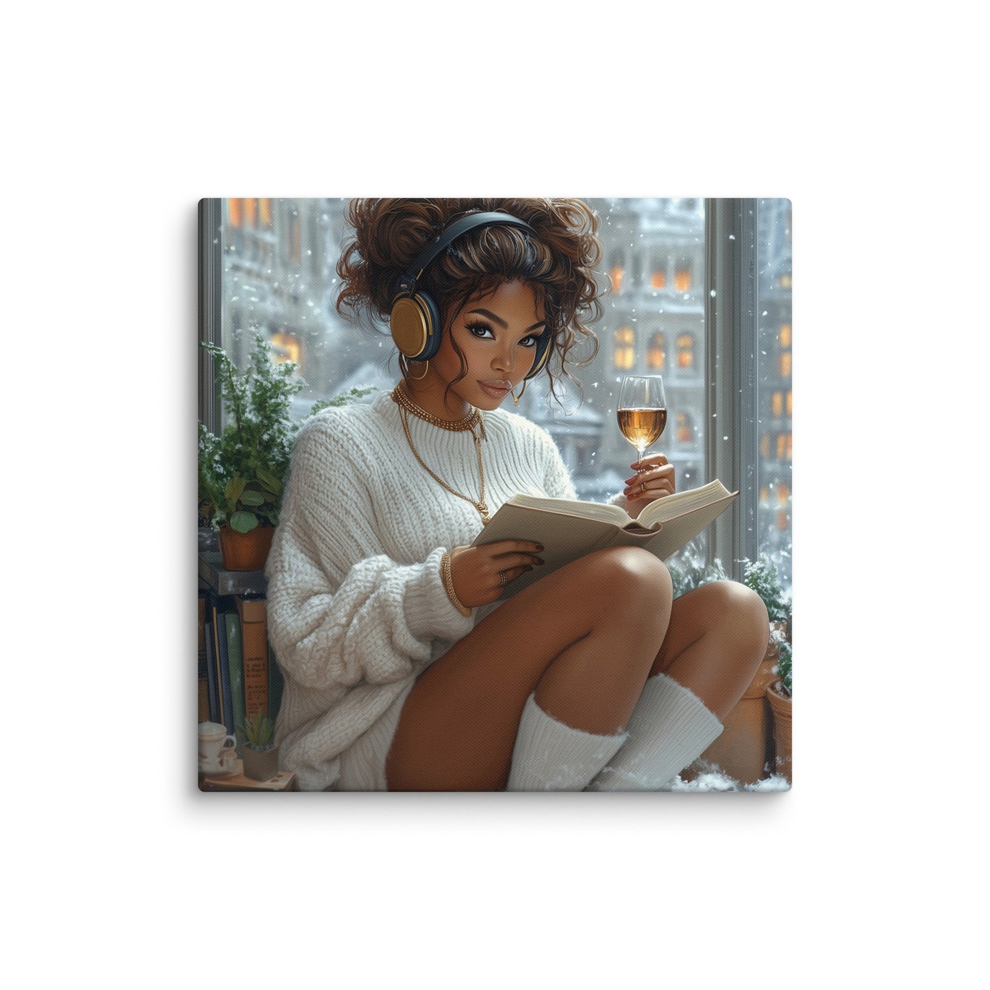 Black Artificial Intelligence Canvas Artwork Posters Prints Visual Artwork