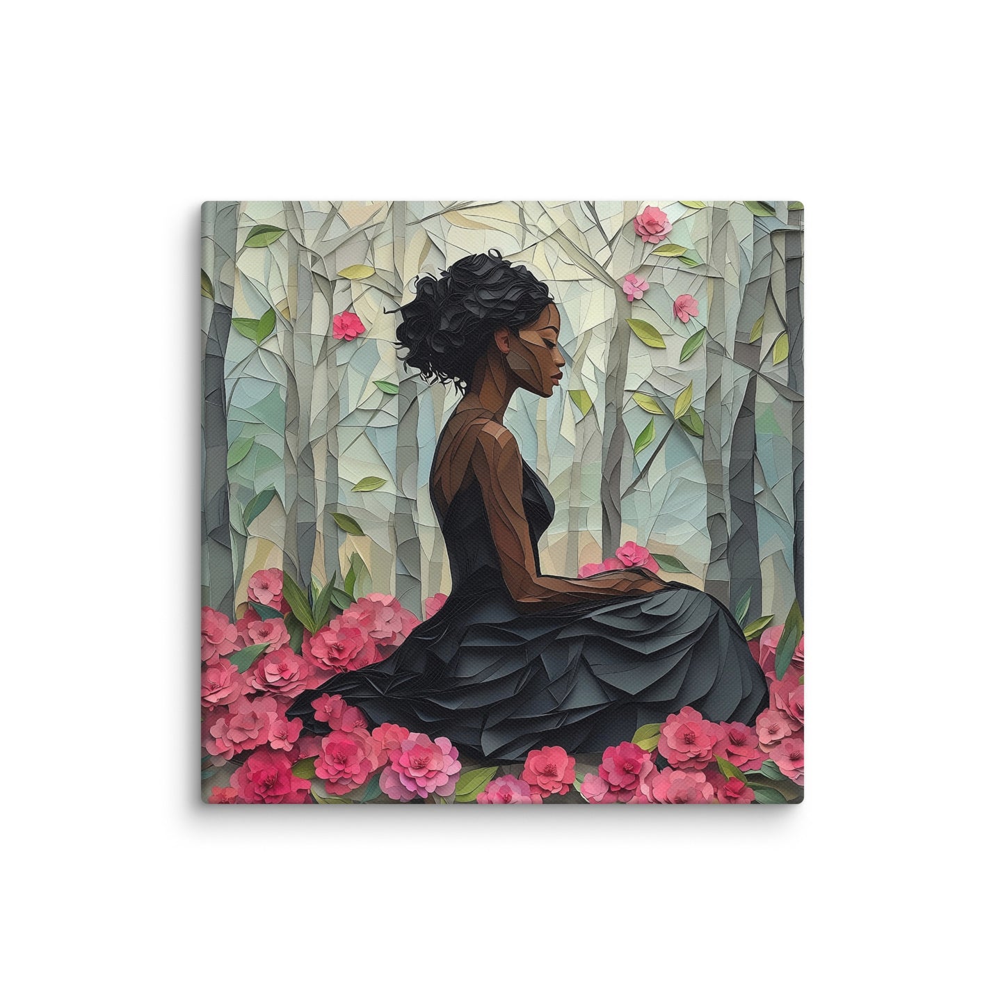 Black Artificial Intelligence Canvas Artwork Posters Prints Visual Artwork