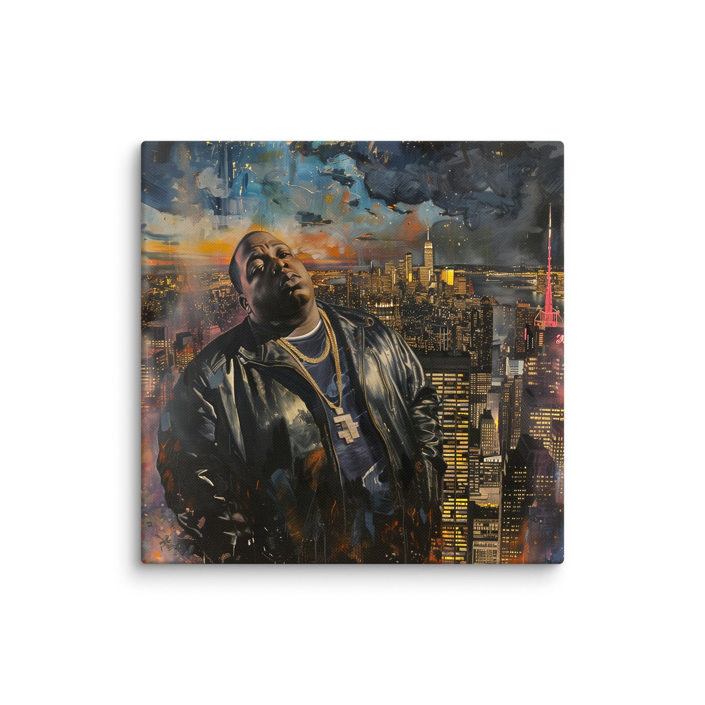 Black Artificial Intelligence Canvas Artwork Legends