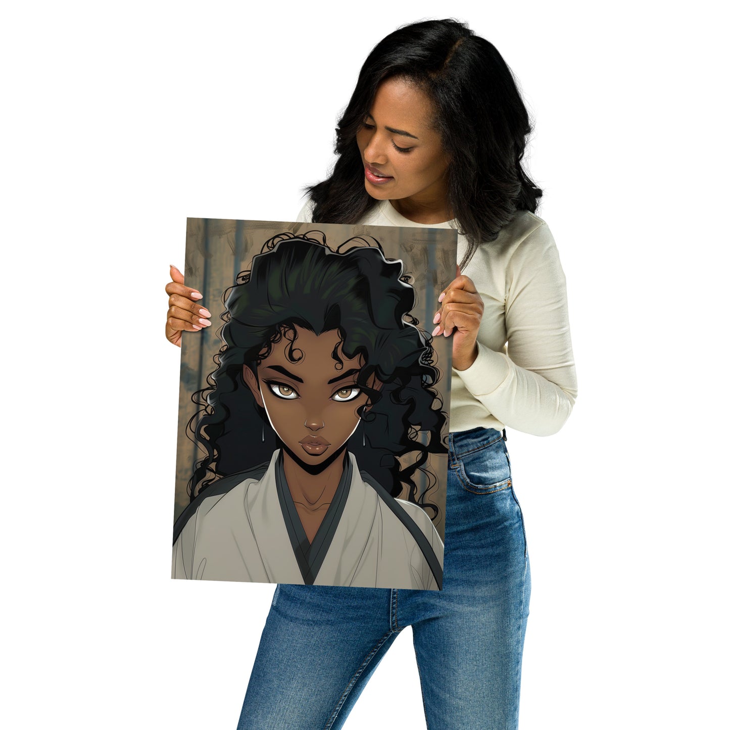 Black Artificial Intelligence Canvas Artwork