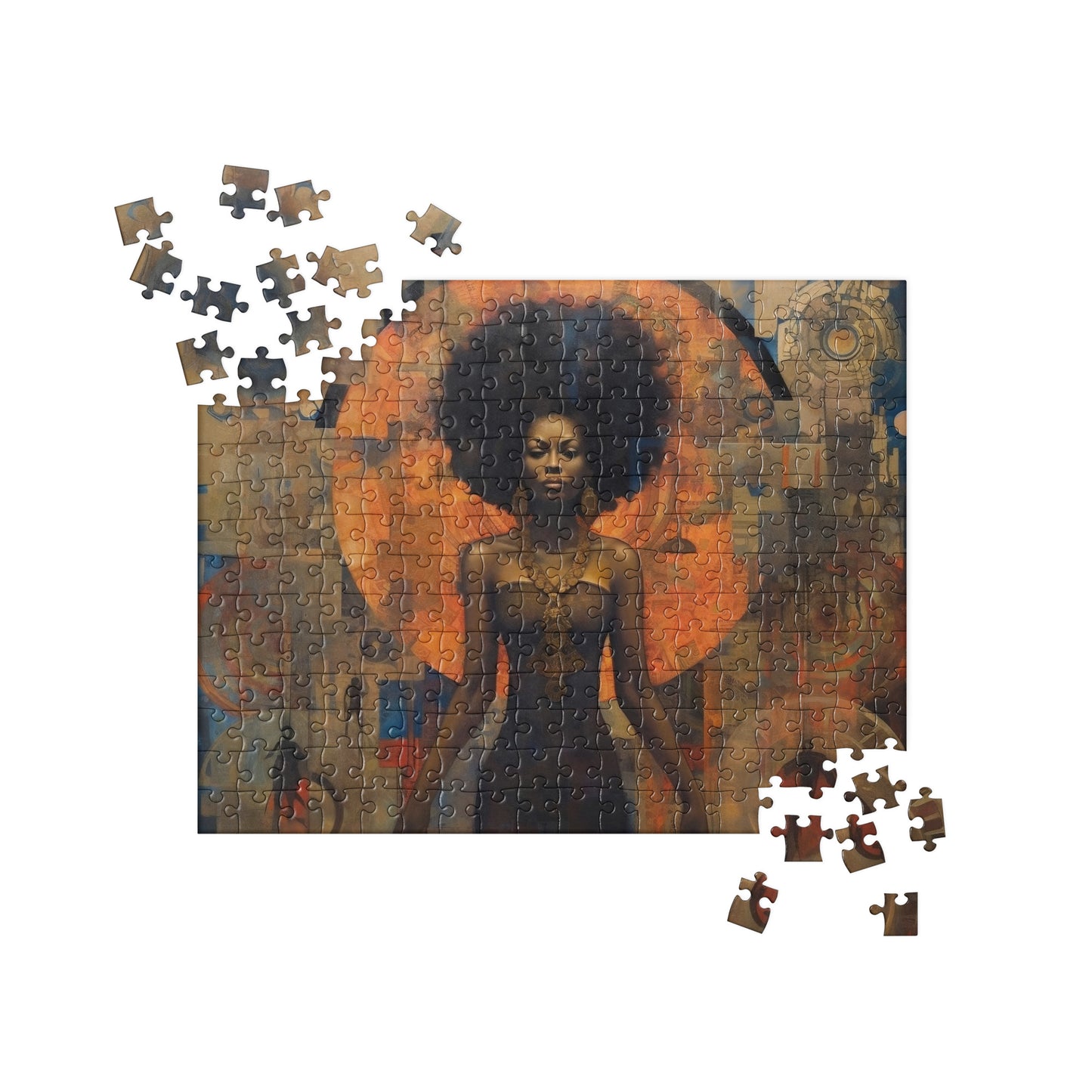 Black Artificial Intelligence Jigsaw Puzzle Games Midjourney