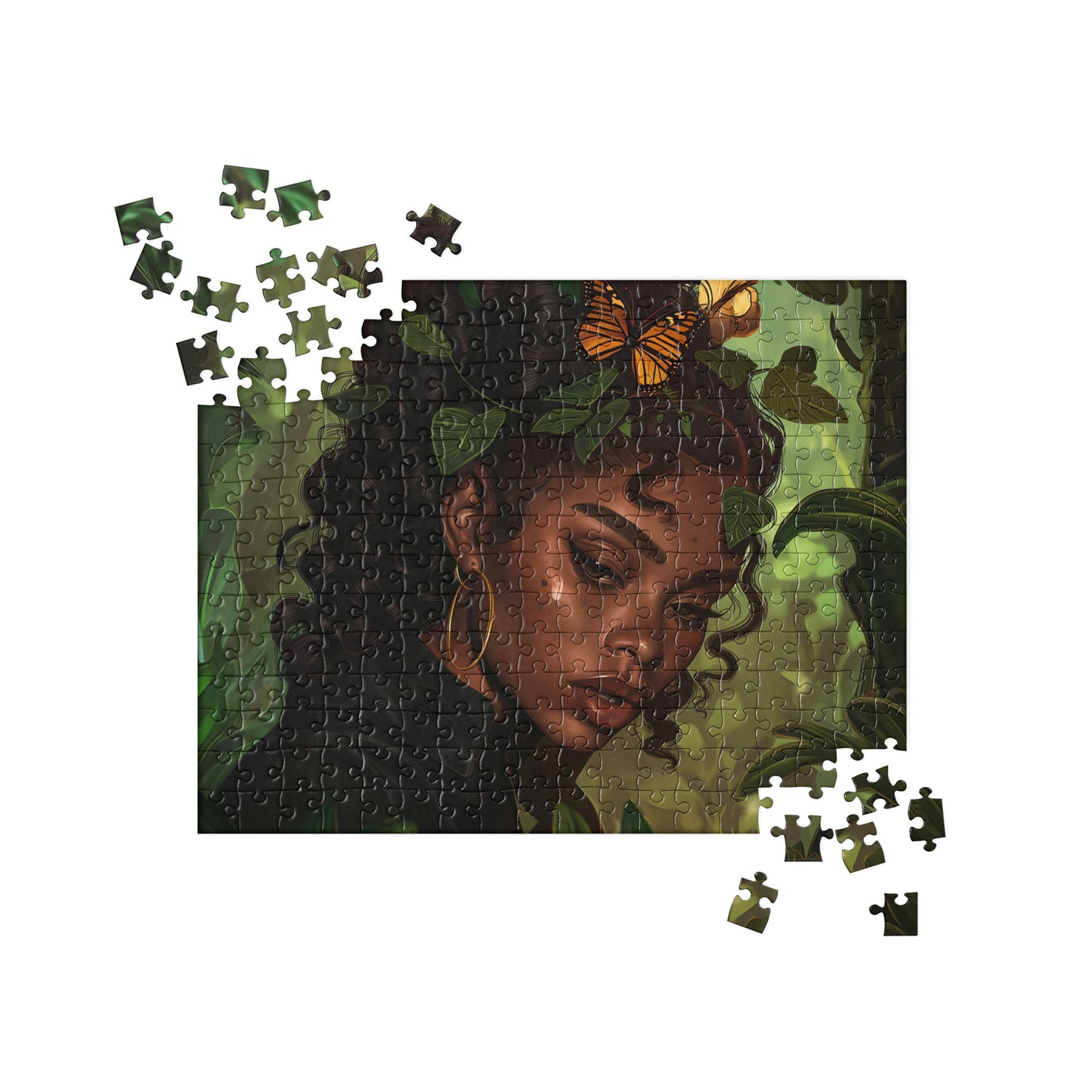 Black Artificial Intelligence Jigsaw Puzzle Games
