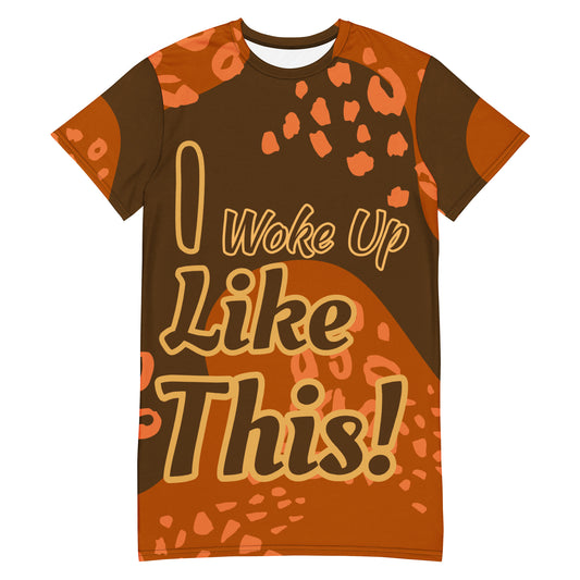 Black Artificial Intelligence Tee Shirt Sleepwear Nightgown moo-moo