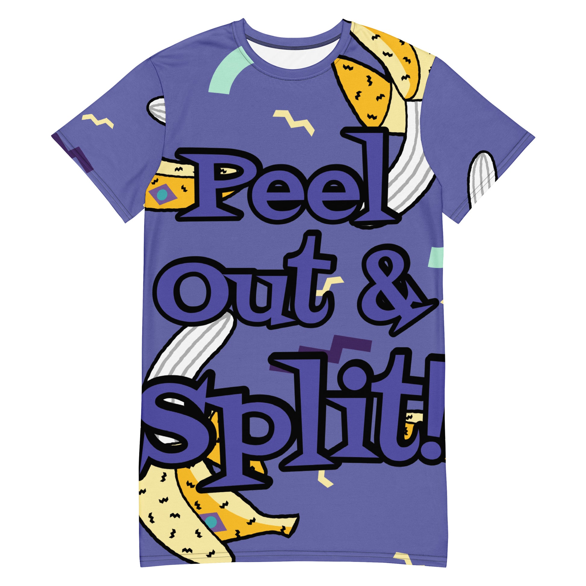 Black Artificial Intelligence Tee Shirt Sleepwear Nightgown moo-moo