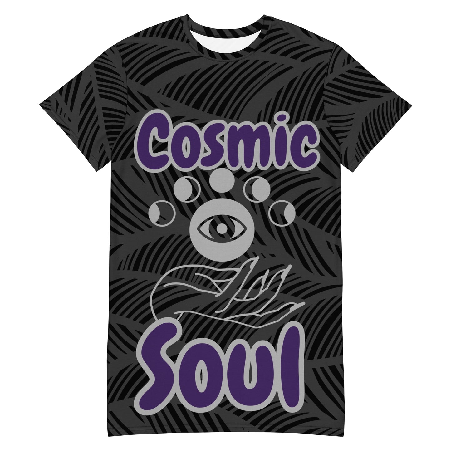 Black Artificial Intelligence Tee Shirt Sleepwear Nightgown moo-moo