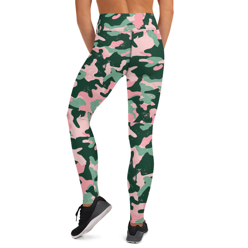 Pink & Green Camouflage