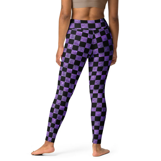 Black Artificial Intelligence Leggins A.I. Artwork