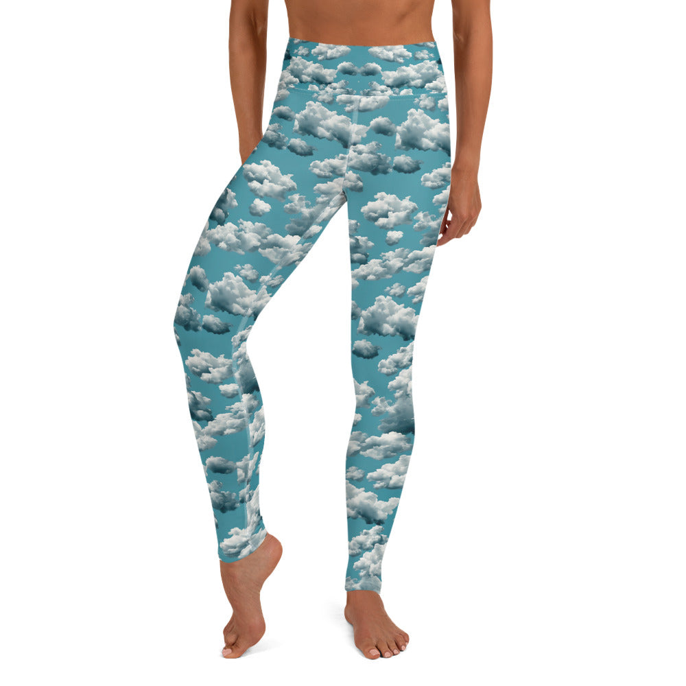 Black Artificial Intelligence Leggins A.I. Artwork 