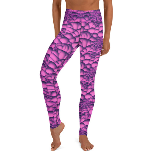 Black Artificial Intelligence Leggins A.I. Artwork Front