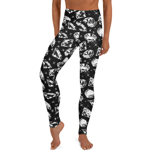 Black Artificial Intelligence Leggins A.I. Artwork 