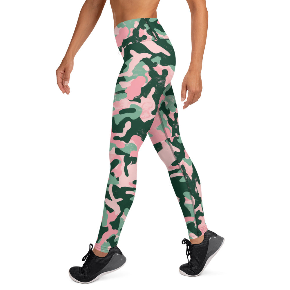 Pink & Green Camouflage