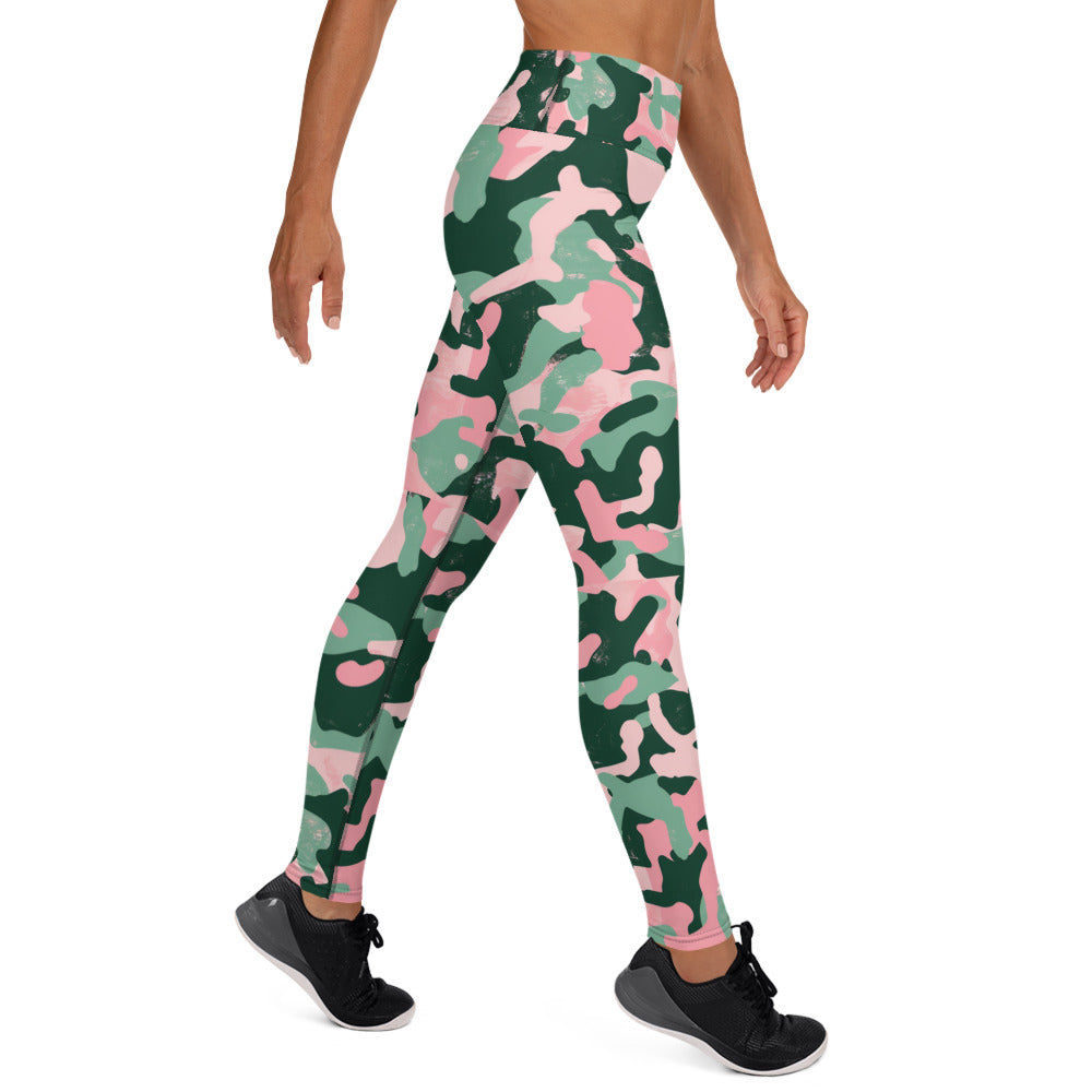 Pink & Green Camouflage