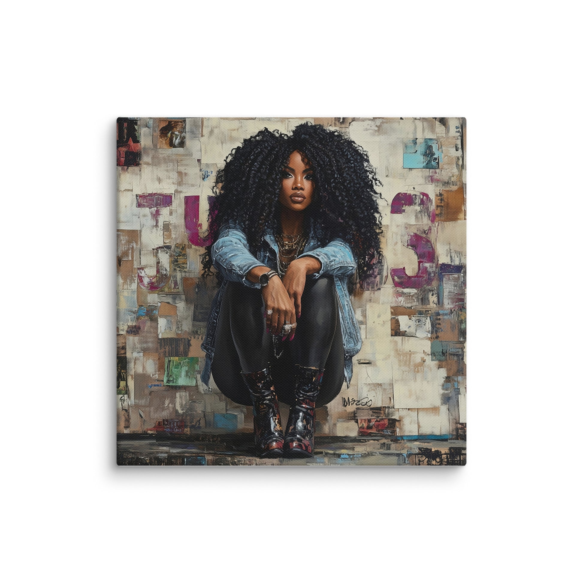 Black Artificial Intelligence Canvas Artwork Posters Prints Visual Artwork