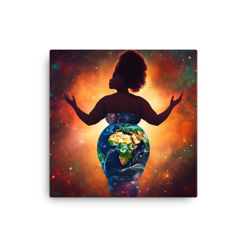 Black Artificial Intelligence Canvas Artwork