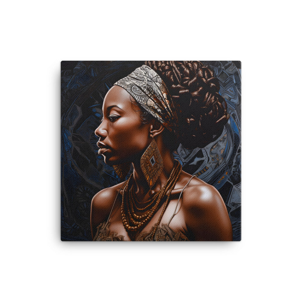 Black Artificial Intelligence Canvas Artwork