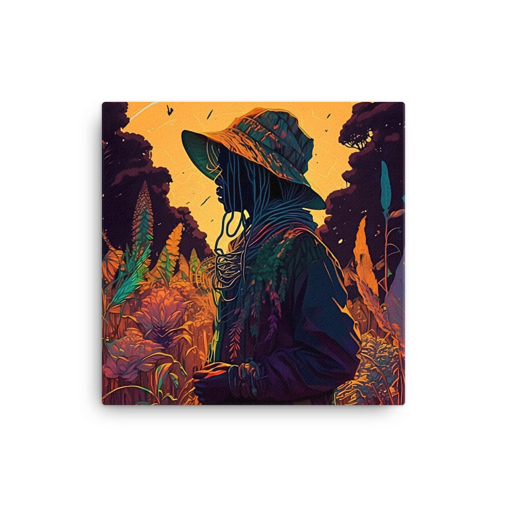 Black Artificial Intelligence Canvas Artwork