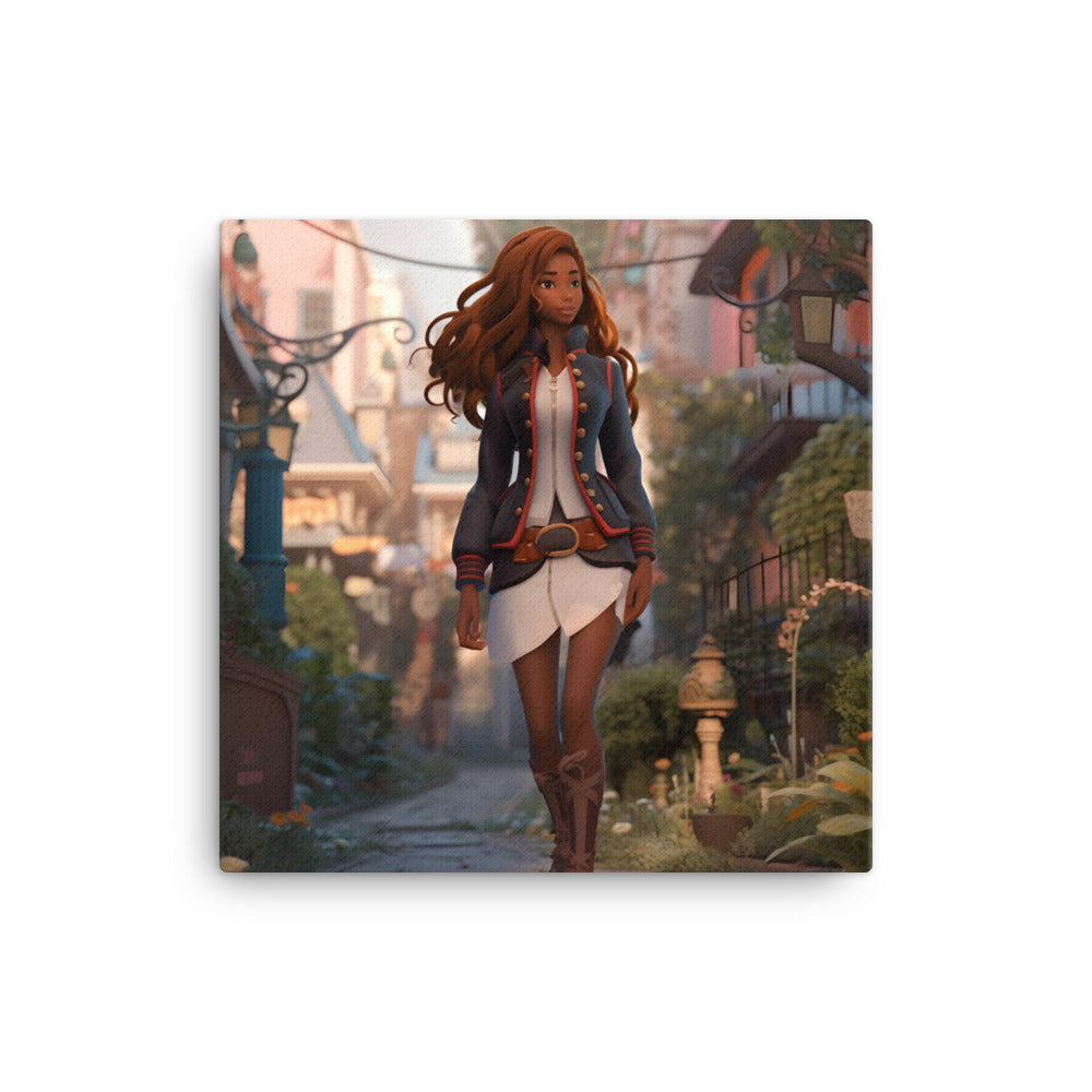 Black Artificial Intelligence Canvas Artwork