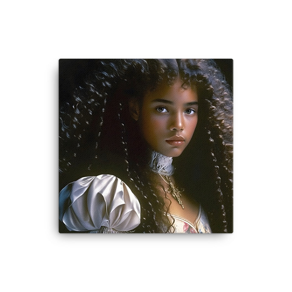Black Artificial Intelligence Canvas Artwork