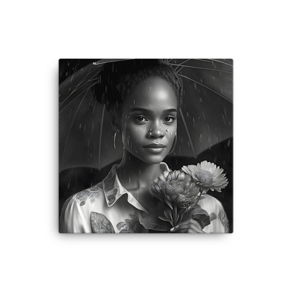 Black Artificial Intelligence Canvas Artwork